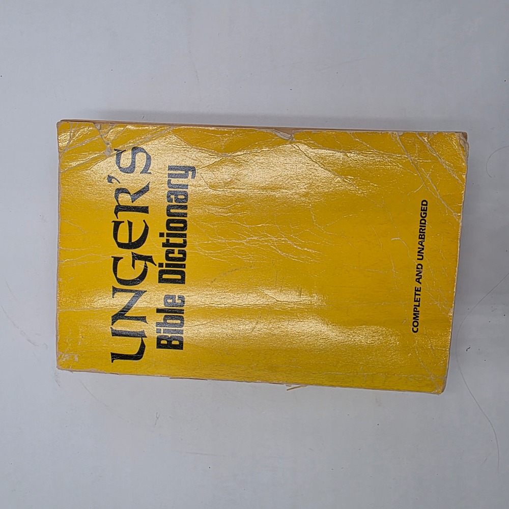 Ungers Bible Dictionary Moody Press Complete Unabridged Paperback 0802404189